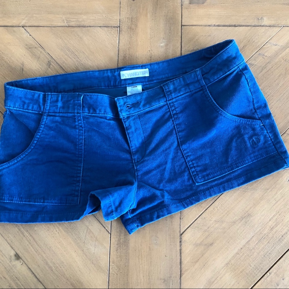💙blue corduroy shorts💙